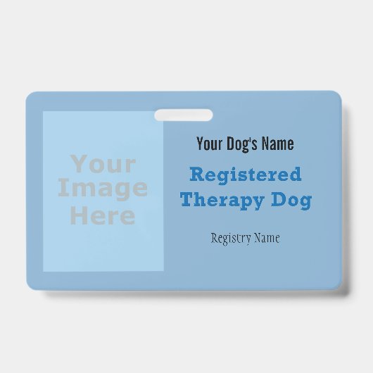 Geregistreerde therapiedog badge (Front)