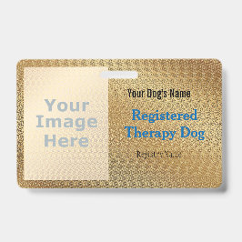Geregistreerde therapiedog badge