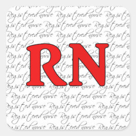 Geregistreerde verpleegkundige sticker