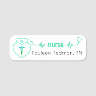 Geregistreerde verpleegster RN naam badges Blauwgr
