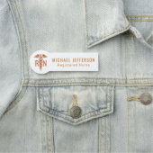 Geregistreerde verpleegsters - Logo - Sinaasappel Naamplaatje (In situ)