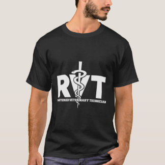 Geregistreerde Vet Tech Veterinary Medicine Rvt Un T-shirt