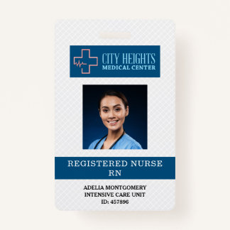 Geregistreerde zuster RN naam Foto ID Ziekenhuis L Badge