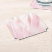 Gereinigde Roze Papieren Onderzetter (Gekanteld)