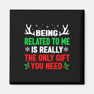 Gerelateerd aan mij Fun Christmas Women Mannen Fam Magneet