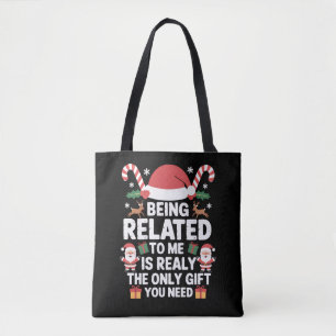 Gerelateerd aan mij Grappig kerstfeest Familie Ker Draagtas
