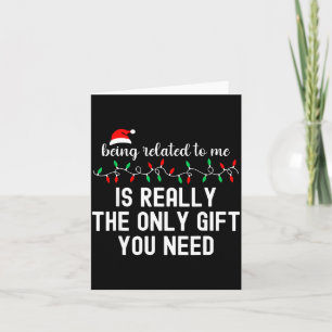 Gerelateerd aan mij Grappig Kerstmis Familie Kerst Kaart