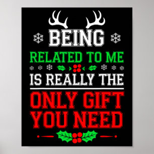 Gerelateerd Aan Mij Grappig Kerstmis Familie Kerst Poster