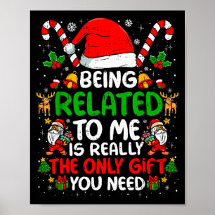 Gerelateerd Aan Mij Grappig Kerstmis Familie Kerst Poster