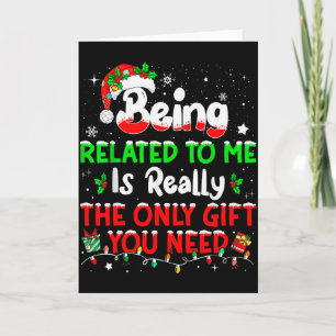 Gerelateerd aan mij Grappig Kerstmis Familie Xmas Kaart