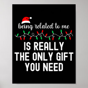 Gerelateerd Aan Mij Grappig Kerstmis Familie Xmas Poster