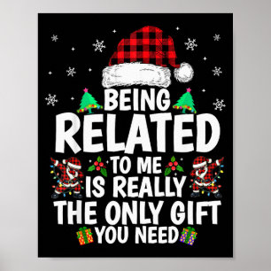 Gerelateerd Aan Mij Grappig Kerstmis Familie Xmas Poster