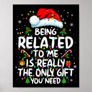 Gerelateerd aan mij, leuke kerst familie Xmas pyja Poster