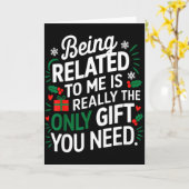 Gerelateerd aan mij zijn is het enige cadeau dat j kaart (Gele Bloem)