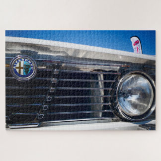 Gerenoveerde Italiaanse klassieke auto. Legpuzzel