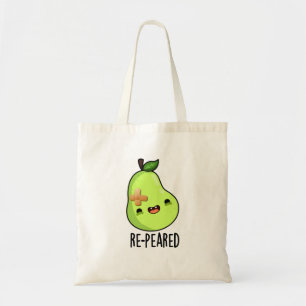 Gerepeared Grappig Fruit Peer Pun Tote Bag