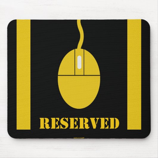 Gereserveerd parkeren muismat (Voorkant)