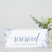 Gereserveerd teken wijzigen | Chic Bouquet-Blue-Gr (Staand voorkant)