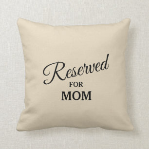 Gereserveerd voor (enige naam) - kussen
