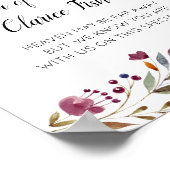 Gereserveerd voor moeder van het bruinkoolhuwelijk poster (Hoek)