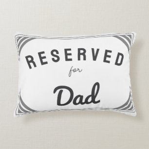 Gereserveerd voor papa Persoonlijke Vaderdag cadea Accent Kussen