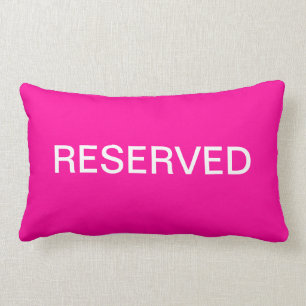 Gereserveerde kussen / Pillow in Hot Pink