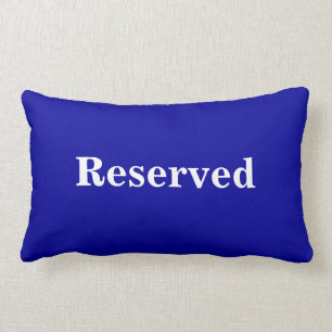 Gereserveerde kussen/piloot in Navy Blue Kussen