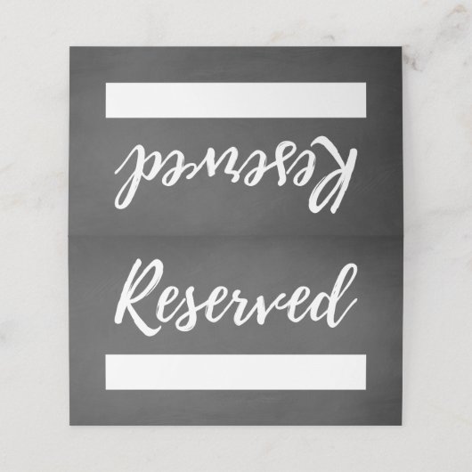 Gereserveerde Zetting Weddenschap Plaats Kaarten R (Buitenkant ongevouwen)