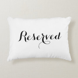 Gereserveerde zitkussens decoratief kussen