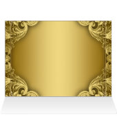 Gereserveerde zitplaatsen Kaarten Elegant Gold (Binnen Horizontaal (Boven))