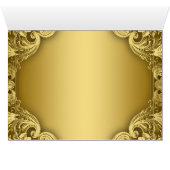 Gereserveerde zitplaatsen Kaarten Elegant Gold (Binnen Horizontaal (Onder))