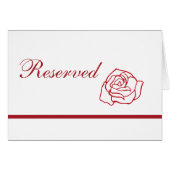 gereserveerde zitplaatskaart (Voorkant Horizontaal)