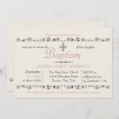 Gerespecteerde Sacrament Religieuze Uitnodiging (R (Voorkant / Achterkant)