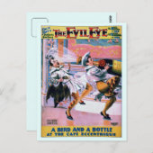  gerestaureerd grappig het boze oogtheater briefkaart (Voorkant / Achterkant)