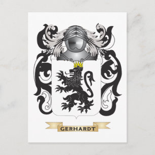 Gerhardt Coat of Arms (familiekust) Briefkaart