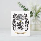 Gerhardt Coat of Arms (familiewapen) Briefkaart (Staand voorkant)