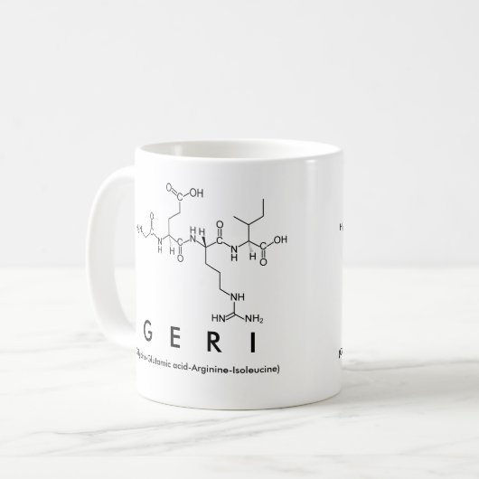 Geri peptide nom mug (Devant gauche)
