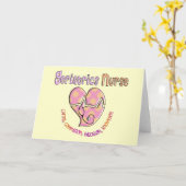 Geriatrics Nurse Gifts Kaart (Gele Bloem)