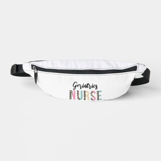 Geriatrics Nurse mignon Leopard Design - Drôle cad (Recto)