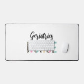 Geriatrics Nurse mignon Leopard Design - Drôle cad (Clavier et souris)