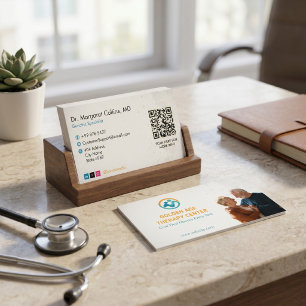Geriatrisch therapiecentrum   Eenvoudig Wit Visitekaartje