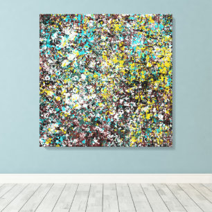 Gericht op Abstracte Kunst Design Liefhebber Canvas Afdruk