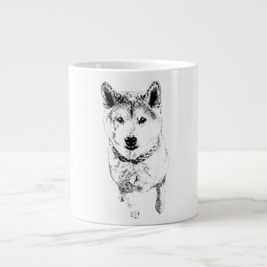 Gerichte aanwezigheid extra grote beker (Voorkant)