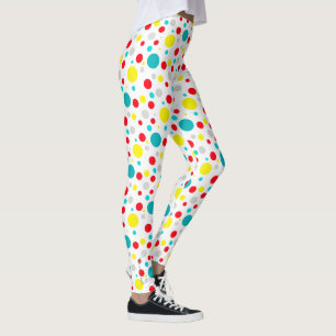Gerichte Abstracte Leggings voor kleurenblokken