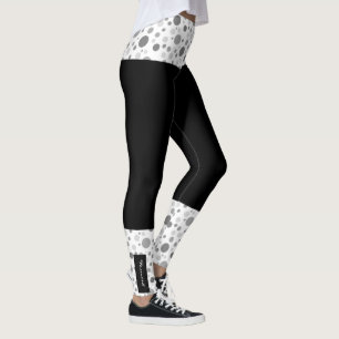 Gerichte Abstracte Leggings voor kleurenblokken