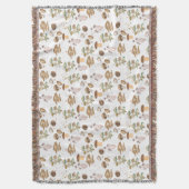 Gerichte paddenstoelen deken (Voorkant Verticaal)