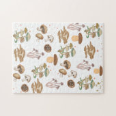 Gerichte paddenstoelen legpuzzel (Horizontaal)