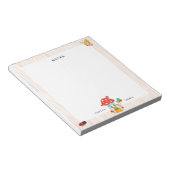 Gerichte paddenstoelen notitieblok (Schuin)