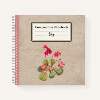 Geringde Galax Bloem Gepersonaliseerde Compositie Notitieboek