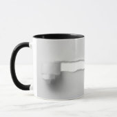 Geript Papier Steekproef 3D Grappige Trick Cup Kof Mok (Links)